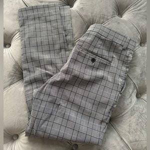 H&M men’s checkered pants, like new condition